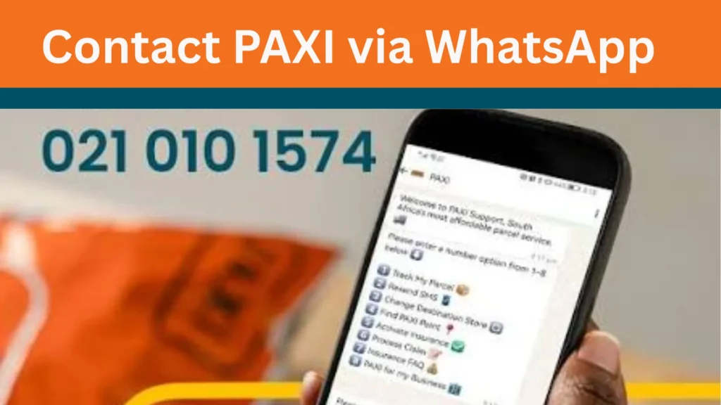 Contact PAXI via WhatsApp Contact PAXI via WhatsApp